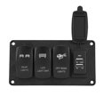 thumbnail image 4 of Loewten Led Light Bar Switch, Waterproof Dual Light Switch, For Cars, Motorcycles Other Vehicles Yachts, Trailers Buses, Ships, Cars, 4 of 8