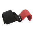 thumbnail image 4 of Poignée de Levage Robuste, Poignée de Levage de Poids de Coussin de SBR Paumes de Protection Crochet en Acier de Fixation Réglable pour l'Entraînement Rouge, Noir, 4 of 8