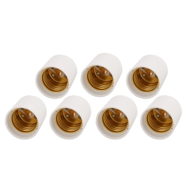 Unique Bargains GU24 to E26 Light Socket, Bulb Base Adapter Converter, Commutator 7Pcs