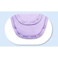 thumbnail image 3 of MIASHUI Baby Short Sleeve Side Snap Bodysuit Unisex Solid Color Soft Clothes,Purple,9-12 Months, 3 of 4