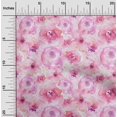 thumbnail image 1 of oneOone Tissu Polyester Lycra Tissu à Imprimé Floral Aquarelle BTY 56 Pouces de Large, 1 of 4