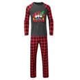 thumbnail image 1 of 2023 Family Matching For Couples print Men Velvet Christmas Pajamas For Couples, 1 of 3