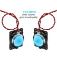 thumbnail image 4 of 6 Pcs 0.5W 16 Ohms Petits Haut-Parleurs Coque en Métal Ronde Micro Magnétique Interne, 4 of 6