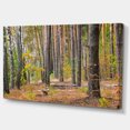 thumbnail image 2 of Green Fall Forest with Thick Woods - Modern Forest Canvas Art, 2 of 4