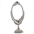 thumbnail image 2 of Metal Antique Mirror,MakeUp Mirror EuropeanStyle Metal Vintage Cosmetic Mirror Make Up Mirror Convenient Use, 2 of 9