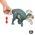thumbnail image 3 of Jurassic World Rebirth Wild Roar Maiasaura Dinosaur Toy, Tail Controlled Attack Chomp & Sound, 3 of 6