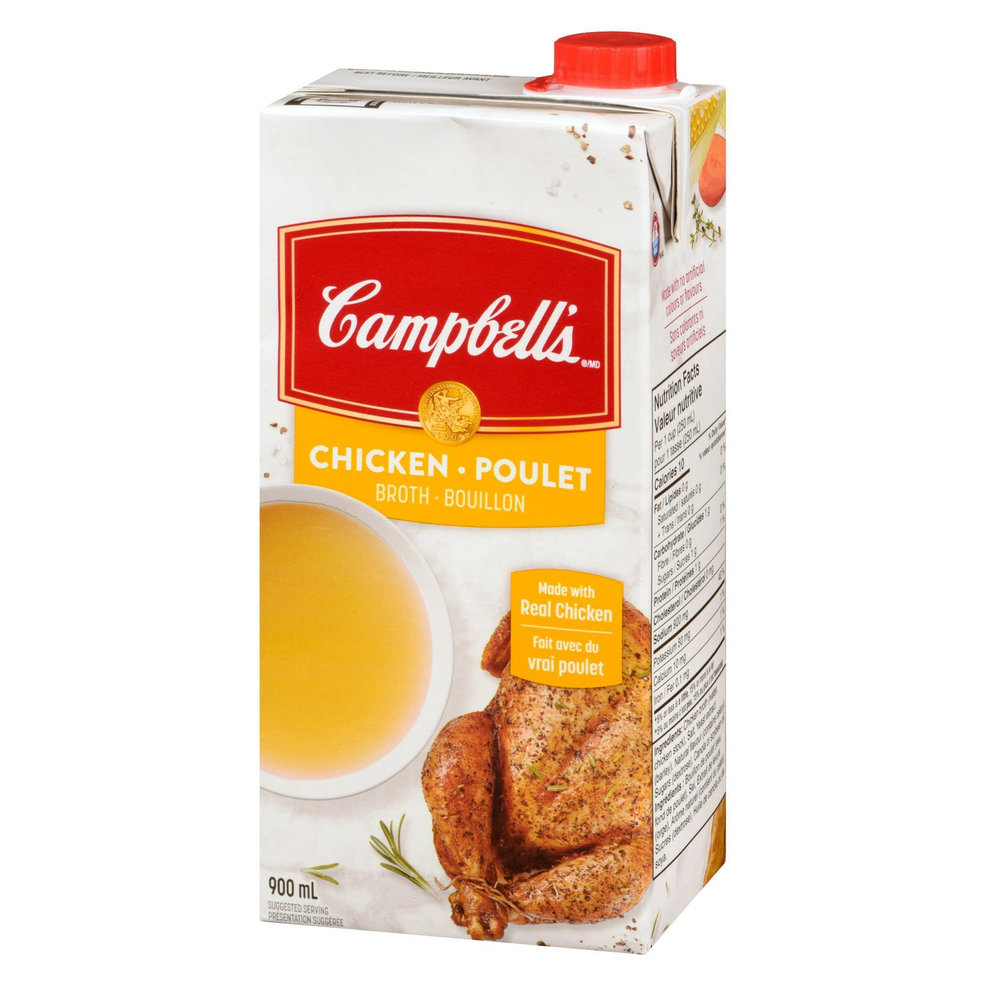 Campbell's® Bouillon de Poulet Prêt à Utiliser, Stable à Température Ambiante