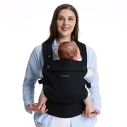 Momcozy Baby Carrier Newborn to Toddler, 7-44lbs, Ergonomic Cozy&Lightweight, Easy to Wear, Hands-Free, Lumbar Support