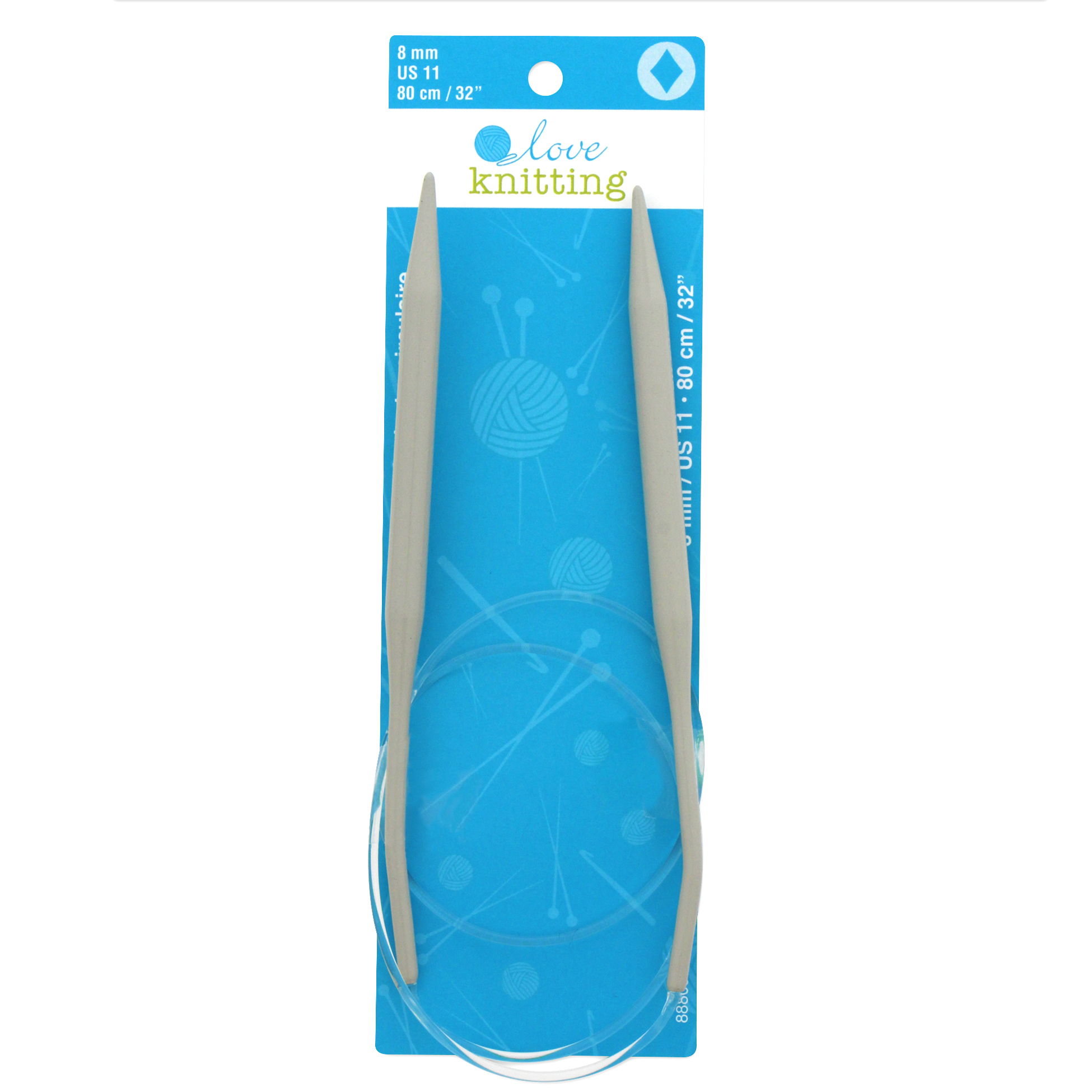 LOVE KNITTING 81 cm (32 in) Circular Knitting Needles, 80 cm (31.5 in