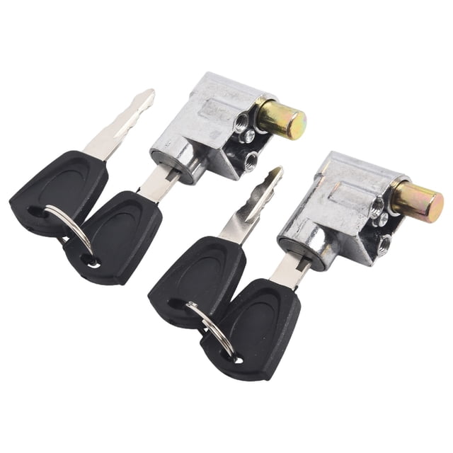2Pcs Electric Bicycle E-Bike Battery Saddle Tube Lock Key Anti-Theft Alluminum