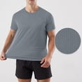 thumbnail image 2 of Besolor Mens Short Sleeve Shirts Summer Quick Dry Wicking Athletic Running Gym Workout Casual Basic Tee Tops, 2 of 7
