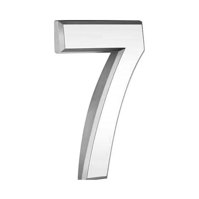 Dvkptbk Plastic Digital Stickers 3 Inch Silve Modern House Numbers Mailbox Numbers 0-9 Self-Adhesive Street Door Home Address Metal Numbers for Outside or Inside Signs Easy Install Home Decor
