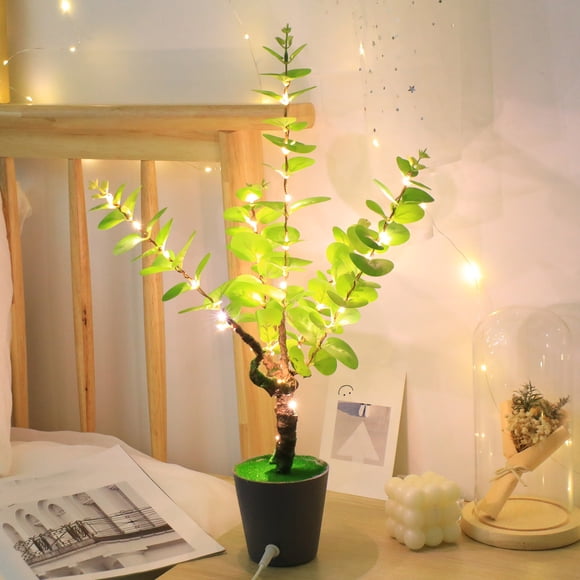 tumgatte Tree Holiday Lights Led Twig Lights Simulation Plant Led Night Light Usb Potted Plant Lights Simulation Plant Potted Plant Lights Up to 60% off