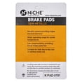 thumbnail image 2 of Niche Front Brake Pad for Harley-Davidson Tour Glide Semi-Metallic Motorcycle 4 Pack 519-KPA2313D, 2 of 5