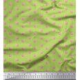thumbnail image 1 of Soimoi Tissu Poly Georgette Imprimé d'Insectes Escargots au Mètre 52 Pouces de Large, 1 of 3
