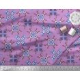 thumbnail image 3 of Soimoi Poly Georgette Fabric Tiles Moroccan Decor Fabric Printed Yard 42 Inch Wide, 3 of 3