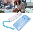 thumbnail image 4 of Old Style Retro Wall Phone, ABS Material Retro Wall Phone Waterproof Mute Button Dustproof  For Bank Red,White,Blue, 4 of 8