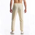 thumbnail image 3 of Sweatpants for Men 2025 Smooth Rib Straight Leg Loose Fit Drawstring Joggers with Pockets Mens Casual Pants Trousers, 3 of 5