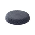 thumbnail image 4 of maskred Housses de Coussin Rondes pour Tabouret Confortable Polyester Imperméabilisation Douce Gris Foncé 5Set, 4 of 6