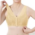 thumbnail image 4 of B91xZ Women's Minimizer Bras Plus Size Retro Lace & Mesh Unlined Underwire Bra,White 40, 4 of 5