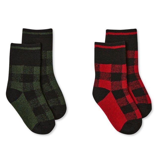 Canadiana Toddlers' Unisex Wool Crew Socks 2-Pack