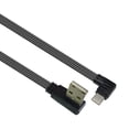 thumbnail image 1 of USB 2.0 Male to USB C Type C Male Angled Data Flat FPC Cable for FPV & Disk & Phone, 1 of 8