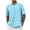 Light Blue, variant on Kaemgyyd Men's T-Shirt Soft Casual Short Sleeve Crewneck Tee Fashion Polka Dot Streetwear Loose Summer Beach Work Tops