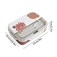 thumbnail image 3 of Boovnll Bento Box with Lid， Stackable Leak-Proof for Bento Box Adult Kids Dishwasher Safe, Drop-Proof, Portable, Work Sports Camping Potlucks Bento Box for Kids Adult, 3 of 6