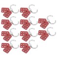 thumbnail image 2 of Safety Hasp,10pcs Lockout Hasp 38mm/1.5in Red Lock Hasp Lockout Hasp Built for the Future, 2 of 8