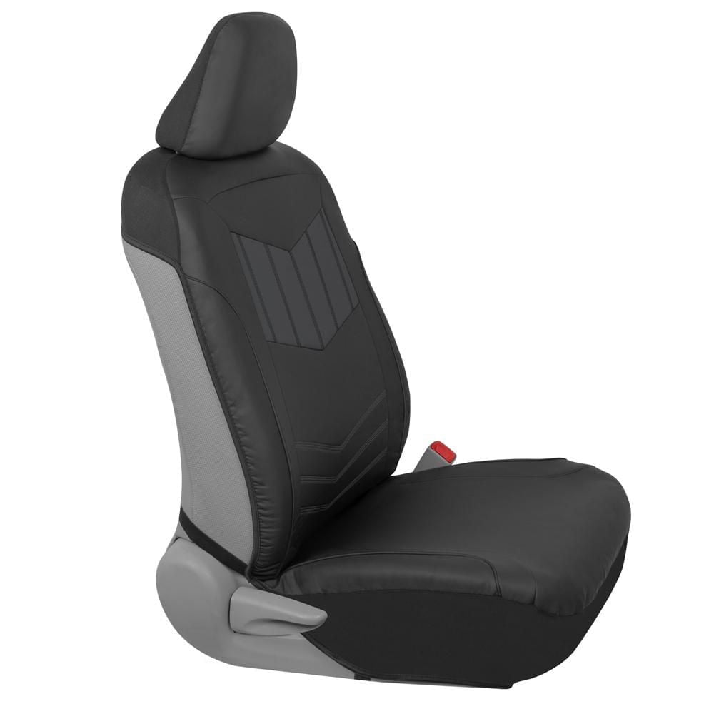 Motor Trend MTSC-304-CC Leatherette Sideless Auto Seat Covers, Charcoal