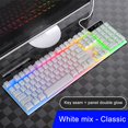 thumbnail image 1 of WIFKLSIIPG Clavier de Jeu USB Rétroéclairé à DEL Clavier Mécanique Mode Clavier de Jeu Filaire, 1 of 1