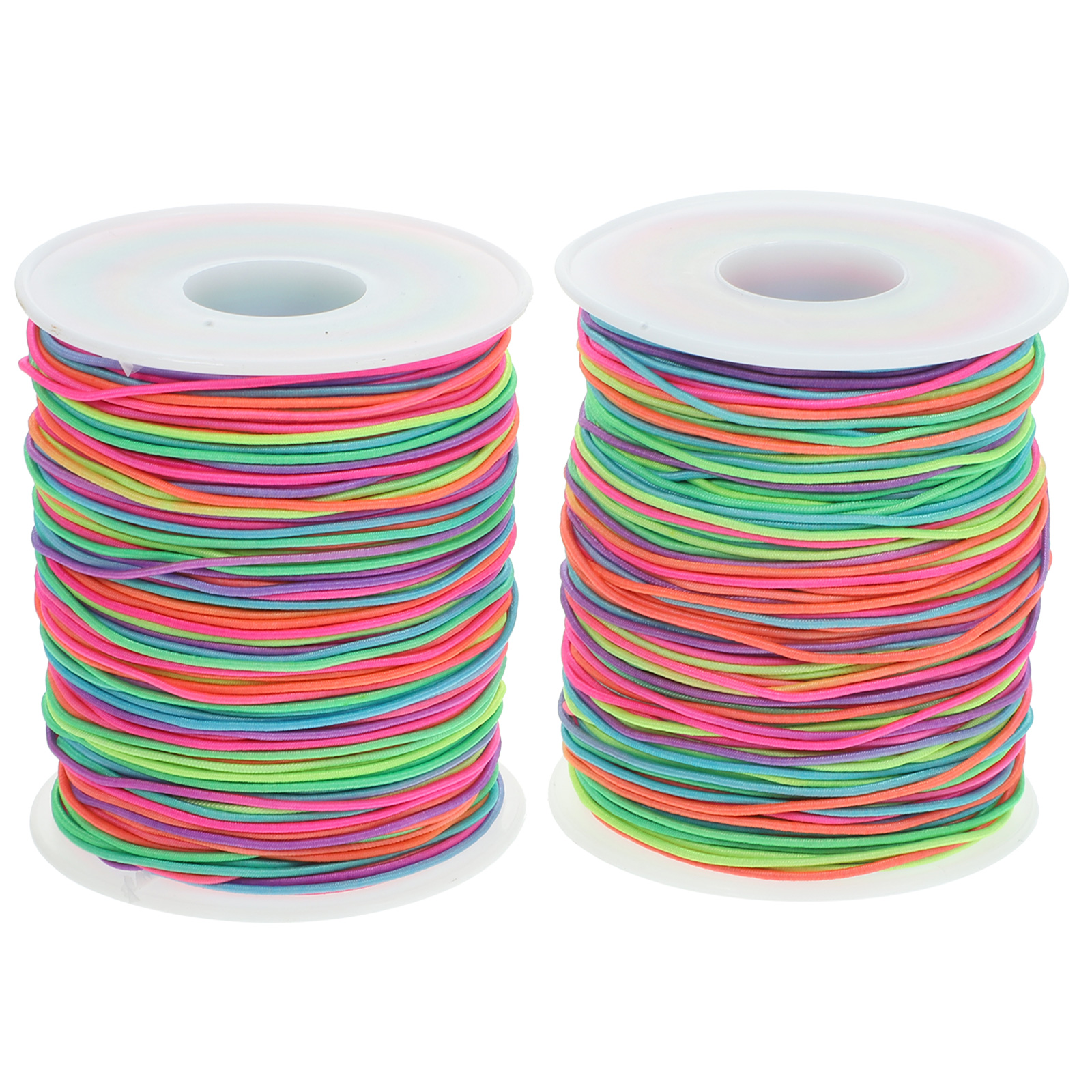2 Rolls of Diy Elastic Bracelet Thread Jewelry Beading Thread Craft Jewelry Making Cord