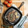 thumbnail image 2 of Lodge® Cast Iron Square Grill Pan, 10.5", 2 of 5