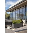 thumbnail image 4 of Veradek Block Series Jardinière Longue en Plastique, Grande, - Gris, 4 of 11