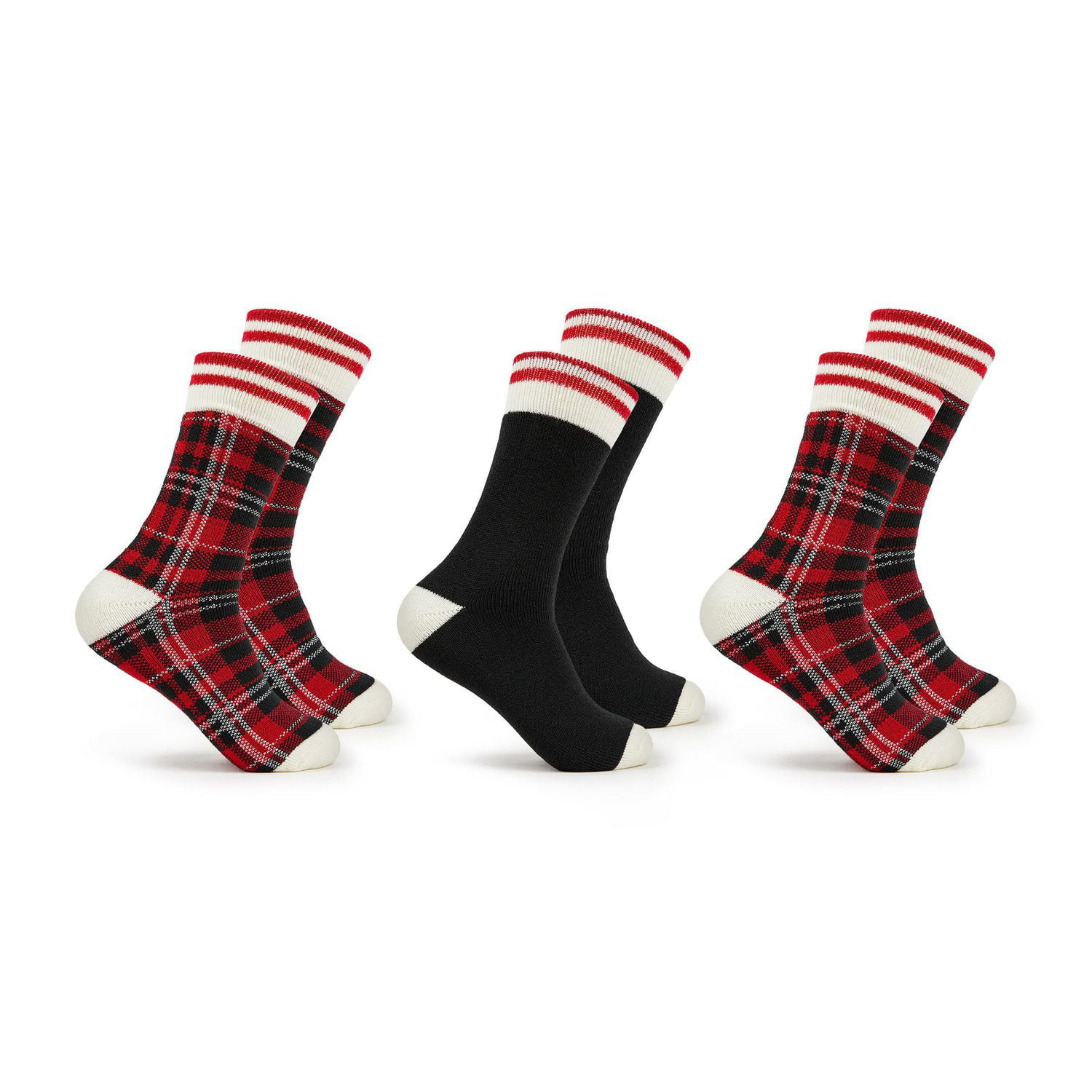 Chaussettes tube thermiques chaudes pour femmes, 3 paires