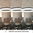 thumbnail image 3 of Artika Luminare Suspendu Optical DEL, Noir, 3 of 6
