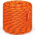 thumbnail image 1 of VEVOR Arborist Tree Climbing Rope Double Braid Polyester 3/4" x 220' 24-Strand, 1 of 9