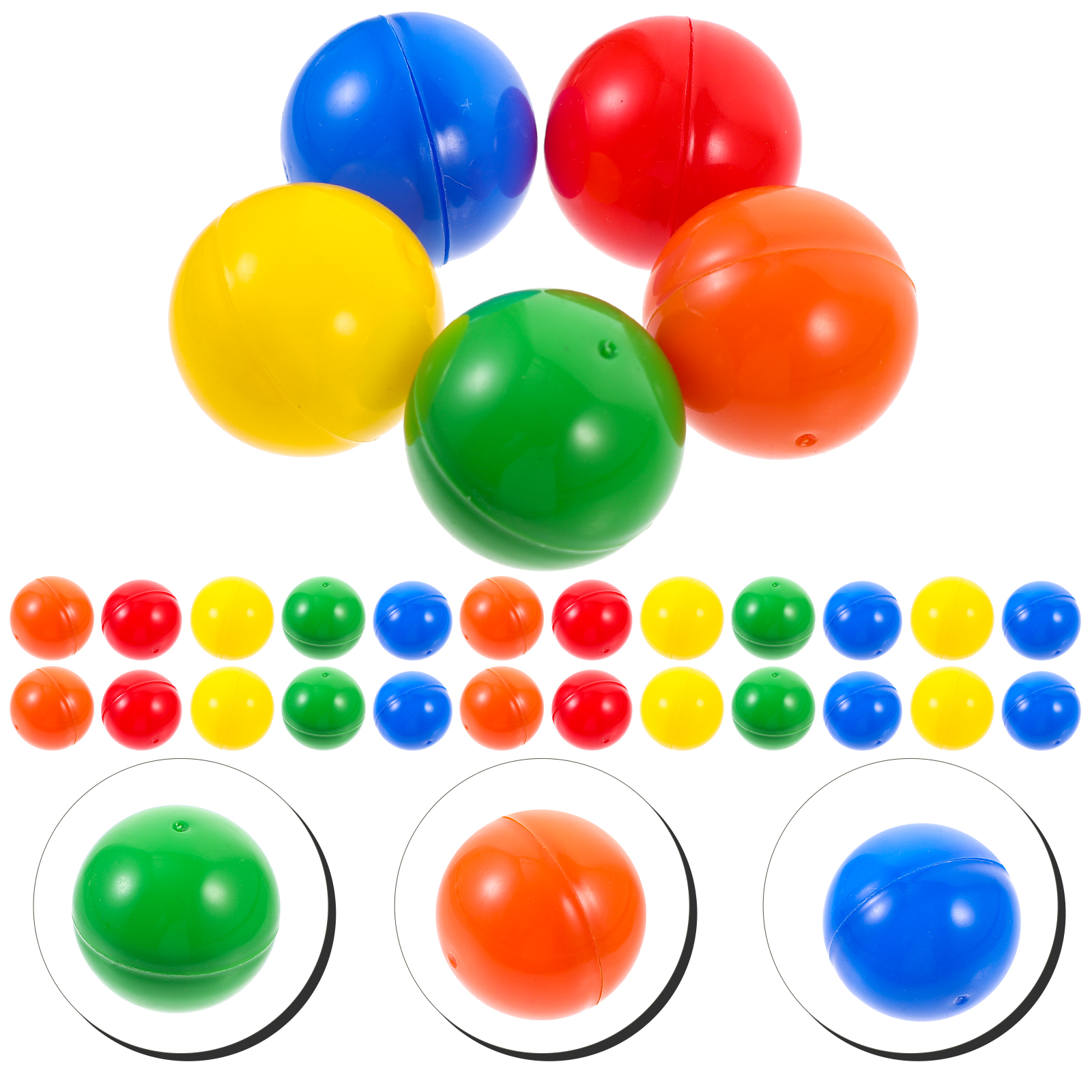 Durable ABS Lottery Balls for Playing with Bright Colors and Number Recognition 3.2cm