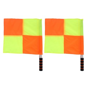 Linesman Flag, Red And Yellow Referee Flag, Sport Flag, Durable Soccer Equipment For Soccer For Football