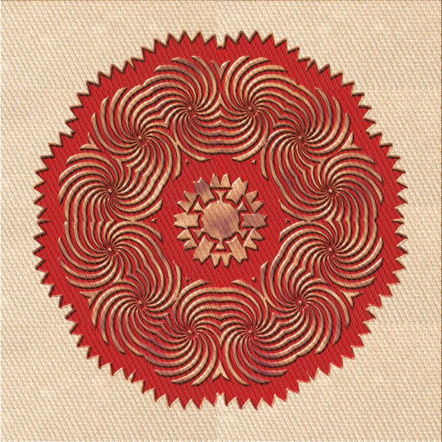 Ahgly Company Tapis d'Intérieur Lavable en Machine Carré Rouge, 4 Pieds Carré