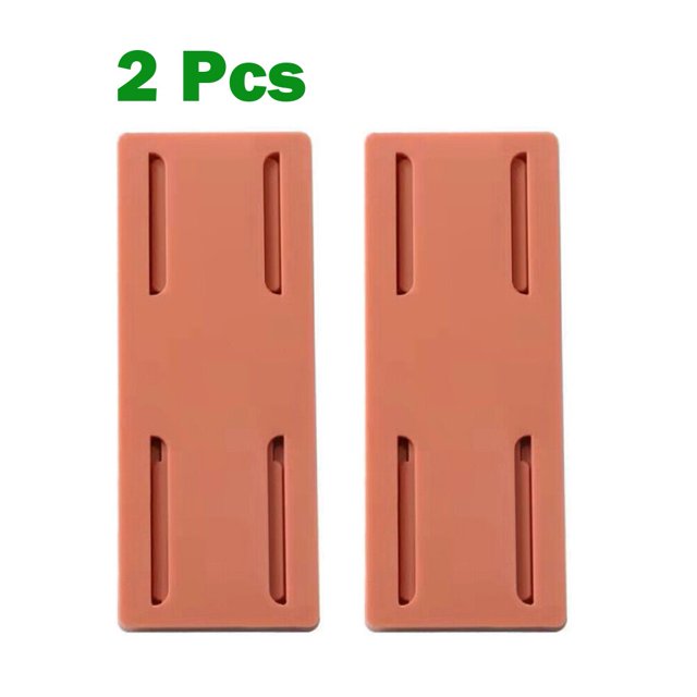 2 Pcs Wall-Mount Self Adhesive Power Strip Holder Plug & Extension Organiser