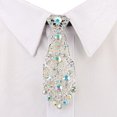 thumbnail image 1 of Cravate en Strass Mode Ajustable Cravate de Fête Cravate en Strass pour Hommes Femmes, 1 of 10