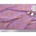 thumbnail image 3 of Soimoi Moss Georgette Fabric Balloon,Floral & Cute Animals Cartoon Print Sewing Fabric Yard 42 Inch Wide, 3 of 3