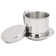 thumbnail image 1 of Coffee Pot, Hand Drip Leaking Pot Hand Brewed Coffee Pot Drip Filter Cup Reusable Stainless Steel with Circular Plate Water Separator for Home Kitchen Office Restaurant, 1 of 7