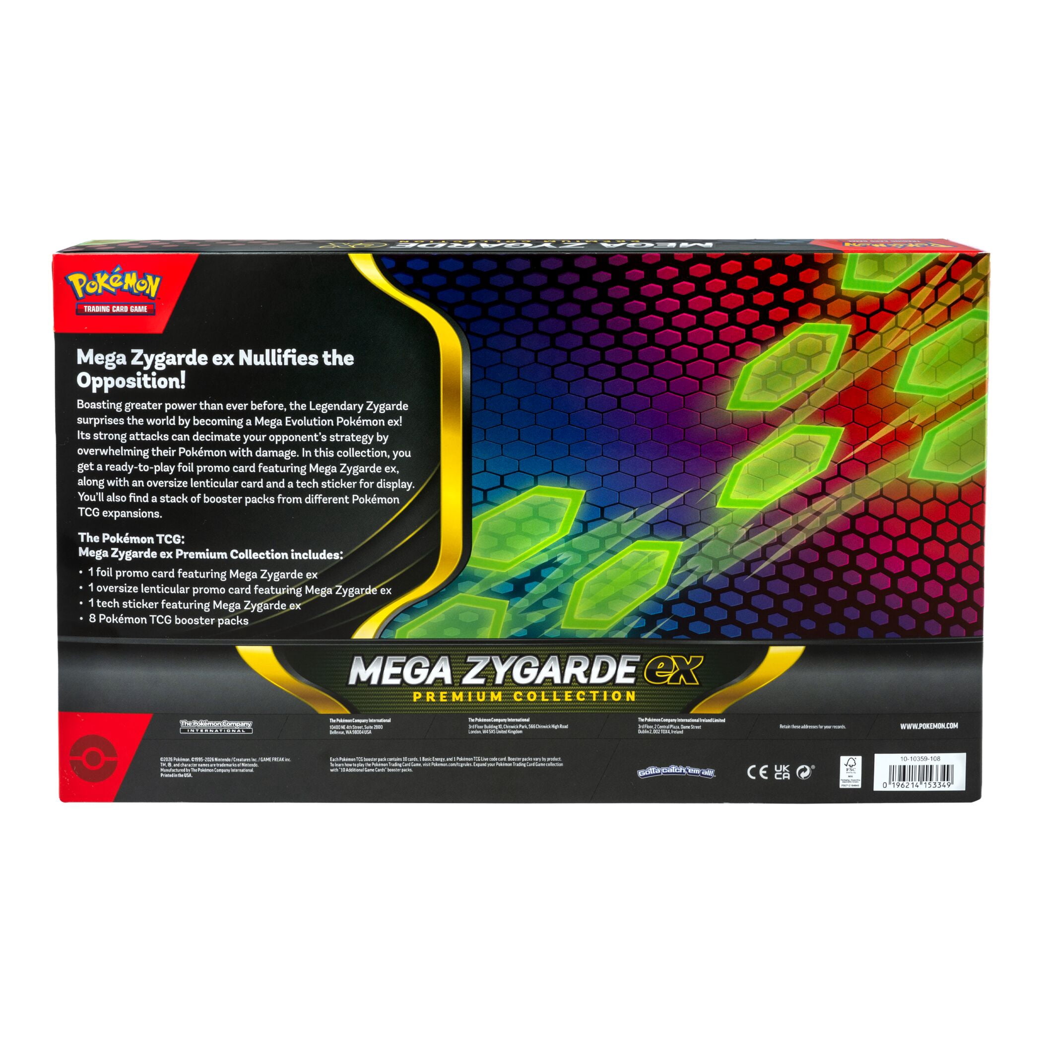Pokemon Trading Card Game Mega Zygarde ex Premium Collection