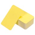 thumbnail image 1 of Unique Bargains 3.5' x 2' Blank Paper Business Cards Small Index Flash Cards Message Note Card, Yellow 300 Pack, 1 of 5