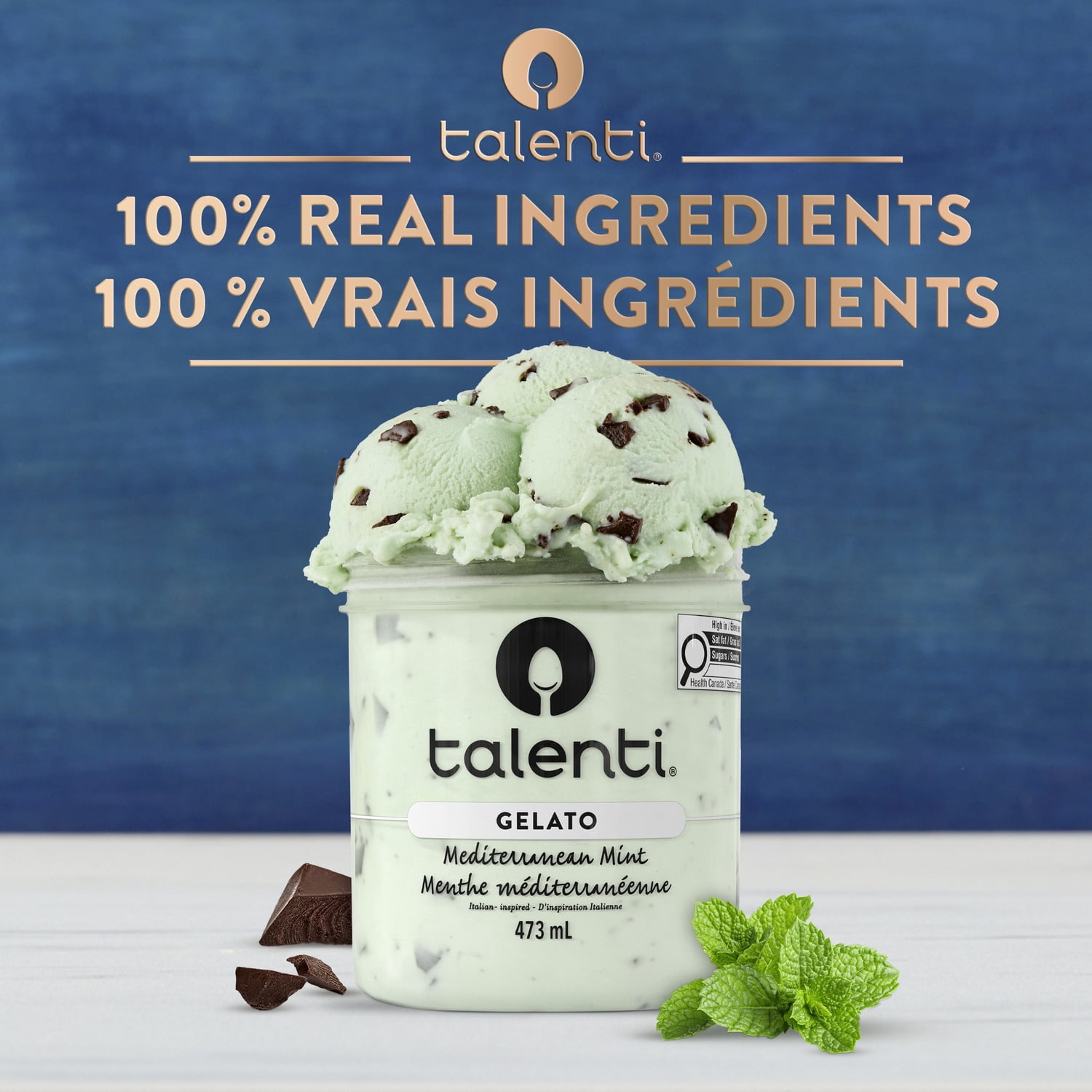 Gelato Talenti Menthe Méditerranéenne 473 ml