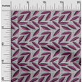 thumbnail image 2 of oneOone Silk Tabby Fuschia Pink Fabric Abstract Leaf With Dot Sewing Material Print Fabric By The Yard 42 Inch Wide, 2 of 4
