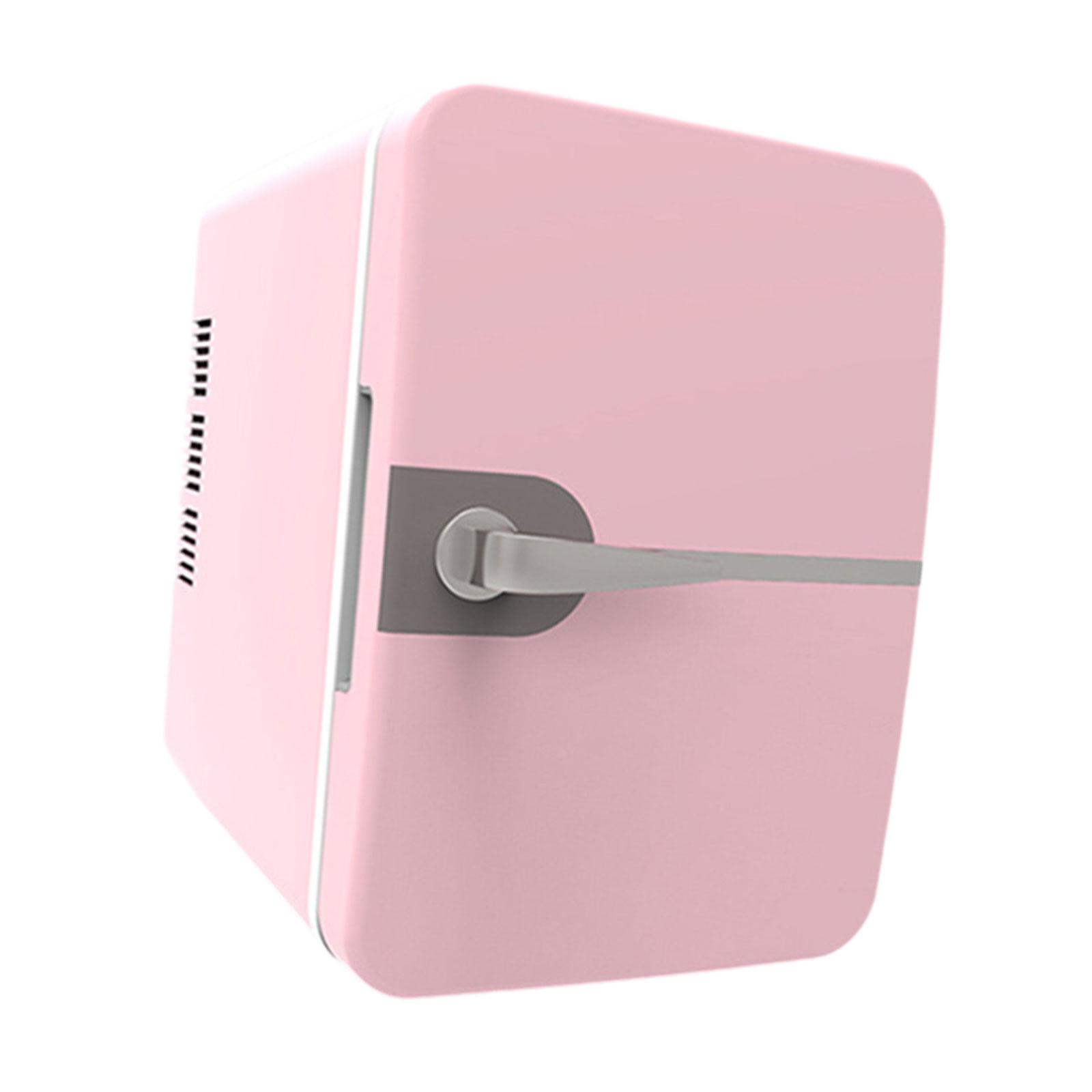 Siruishop 6L Mini Fridge Freestanding Beverage Refrigerator Coolers for Car Camping Rvs Pink