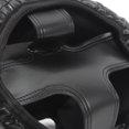 thumbnail image 4 of Boxing Head Guard, Comfortable Nonslip Lining Boxing Helmet  For Outdoor Black Adult, 4 of 8